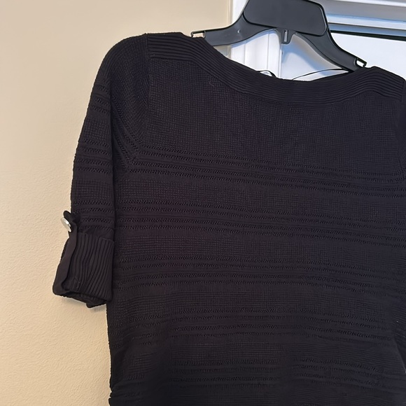 NWT Apt.9 Short Sleeve Sweater Shirt- Size M - Picture 4 of 15